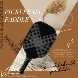 Svart & Grå specialdesignad Pickleball-paddle