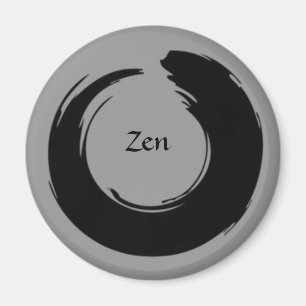 Svart/grå Zenmagnet Magnet