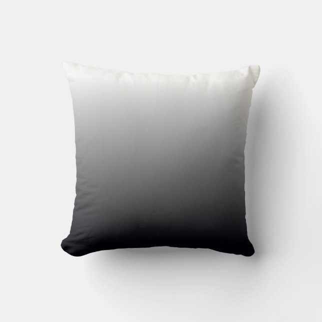 Svart gradient kudde (Framsida)