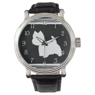 Svart Grafik Armbandsur