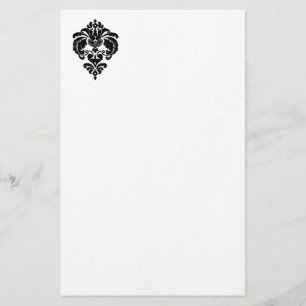 Svart grafik brevpapper