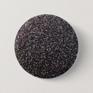 Svart grafiskt fauxglitter knapp