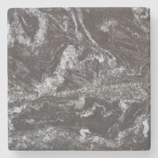 Svart granitdrinkkustfartyg - svart & vit, grå stenunderlägg