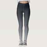 Svart grått-gradient. Ombre. Leggings<br><div class="desc">Svart grått-gradient. Ombre. Ombre, gradient,  grått,  svart,  suddig,  klassisk</div>