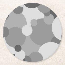 Svart-grått-molekyler pappra underlägg