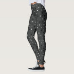 Svart Grått-uppspelning med Pixel Seamless Mönster Leggings<br><div class="desc">Denna svartvita och grått-lekande pixel,  sömlös mönster.</div>
