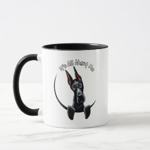 Svart great dane IAAM Mugg