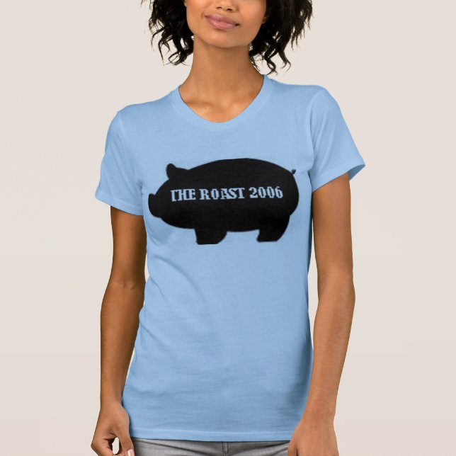 svart gris 2 t-shirt (Framsida)