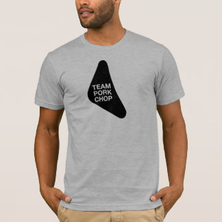 Svart griskotlettdesign t-shirt