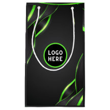 Svart & Grön Abstrakt Flytande Design | Lägg till 