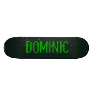 Svart & grön gigantisk Skateboard Bräda 21,5 Cm