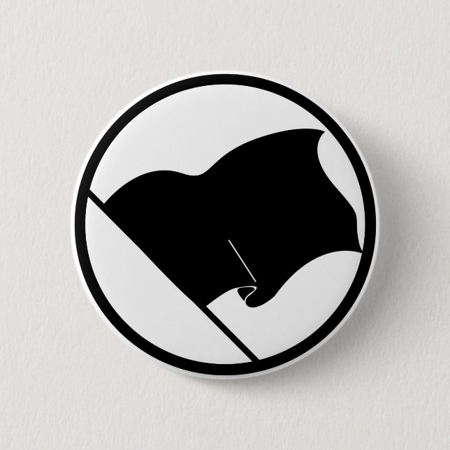 Svart grön lilaflaggaslätt inget tomt symbol knapp (Framsida)