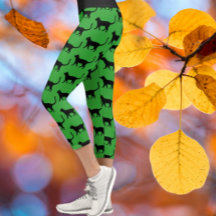 Svart Grönt Anpassad Crazy Cat Woman