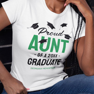Svart Grönt Proud Moster 2025 Student T Shirt
