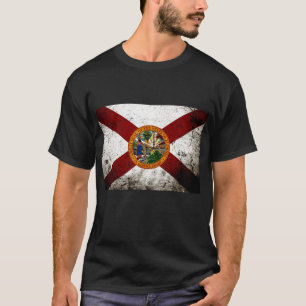 Svart GrungeFlorida statlig flagga Tröja