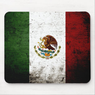 Svart GrungeMexico flagga Musmatta