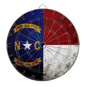 Svart GrungeNorth Carolina statlig flagga Piltavla