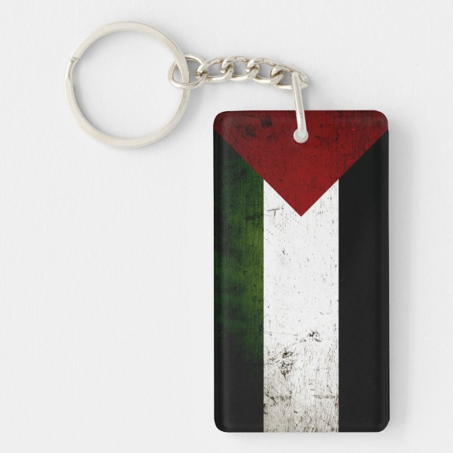 Svart GrungePalestina flagga (Framsidan)