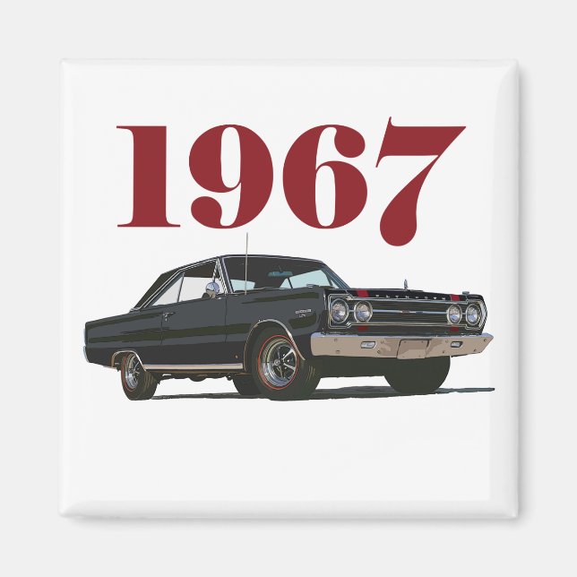 Svart GTX Magnet (Framsidan)