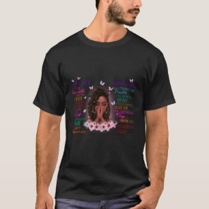 Svart gud säger att jag är Afro African American T Shirt