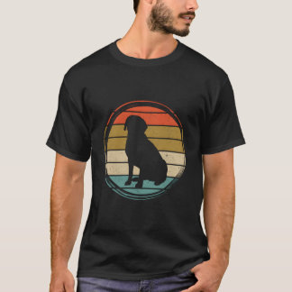 Svart Gul Choklad Lab Labrador T Shirt