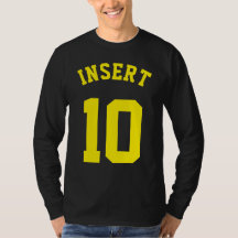 Svart & gul sportJersey för vuxen | design