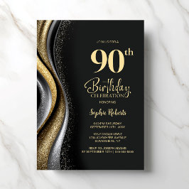 Svart Guld 90-årsfirande Inbjudningar