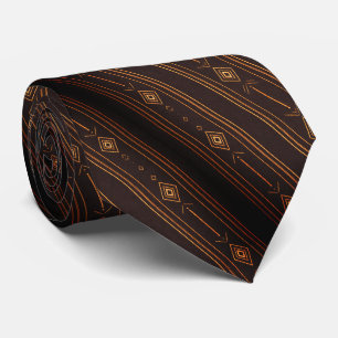 Svart & Guld Art Deco-pil Slips