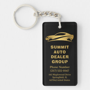 Svart & Guld Auto Reparation Bilhandlare Kampanj