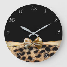 Svart & Guld Båg Leopard Gepard Djurtryck