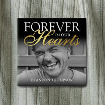 Svart Guld-begravningsfotominnesmärke