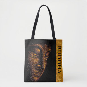 Svart guld- Buddha Tygkasse