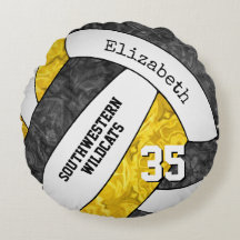 Svart guld-flickors volleyball-lag