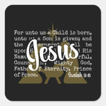 Svart Guld För oss Jesus jul