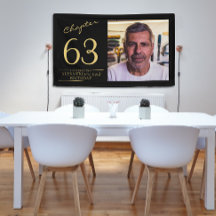 Svart Guld-foto från födelsedag