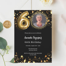 Svart guld-fotostjärnor 60-årsdag