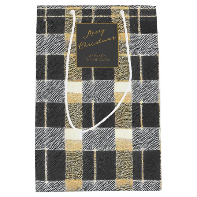 Svart Guld jul Mönster#7 ID1009 (Framsidan)