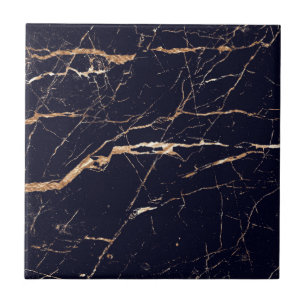 Svart guld kakelplatta