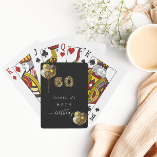 Svart guld leoparddjur, 60-årsdag casinokort