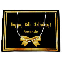 Svart guld namn-bog 18:e födelsedagsfesten