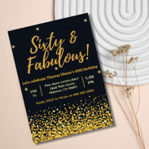 Svart, Guld och Fabulous 60-årsdag