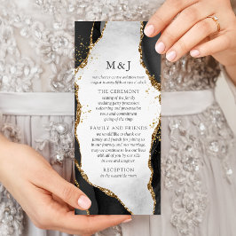 Svart, Guld och Grått Mist Agate Program