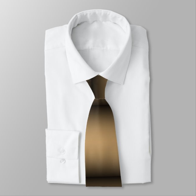 Svart guld- Ombre Slips (Bunden)