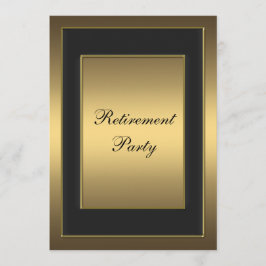 Svart Guld Pensionärsfest Inbjudningar