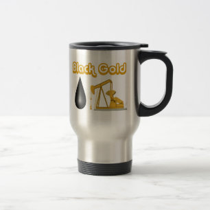 Svart guld resemugg