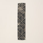 Svart Guld Retro Art Deco Geometric Paint Splatter<br><div class="desc">Chic och vanlig svart faux tryckt med guld återger dekogeometrin och stänk mönster.</div>