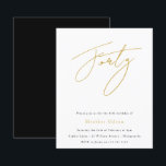 Svart & Guld Script Budget 40-års inbjudan<br><div class="desc">Svart & Guld Script Budget 40-års inbjudan

Se matchande artiklar i Niche and Nest-butiken</div>