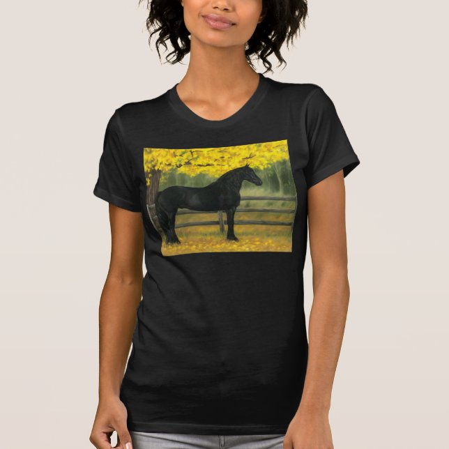 Svart guld - skjorta t shirt (Framsida)