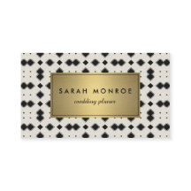 Svart & guld- sparremönster