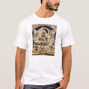 Svart & guld- tibetan buddistisk konst t shirt